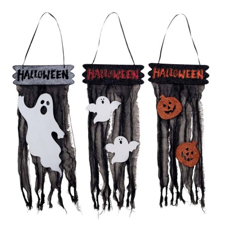 DECORATION PLAQUE DE PORTE HALLOWEEN MODEL ASSORTIS 