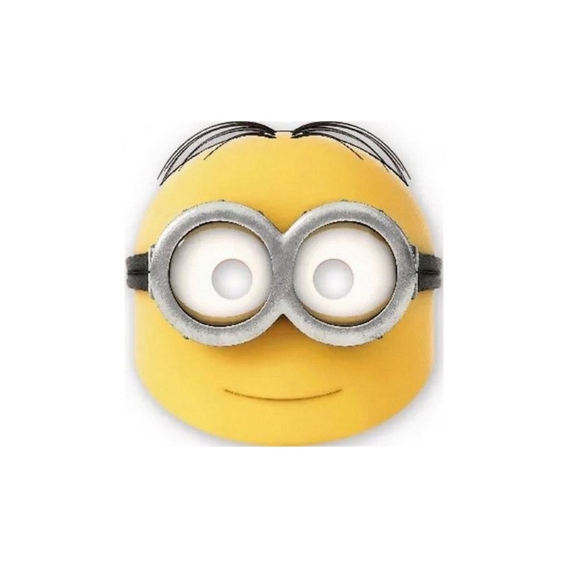 6 MASQUES EN CARTON MINIONS JAUNE 6 MASQUES EN CARTON MINIONS JAUNE