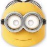 6 MASQUES EN CARTON MINIONS JAUNE