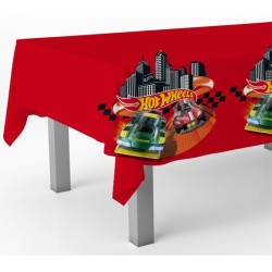 NAPPE PLASTIFIEE HOT WHEELS 120 X 180 CM