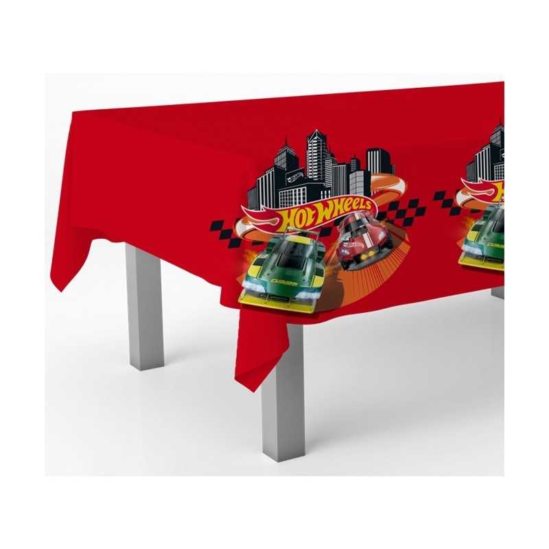 NAPPE PLASTIFIEE HOT WHEELS 120 X 180 CM