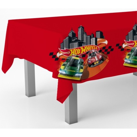 NAPPE PLASTIFIEE HOT WHEELS 120 X 180 CM