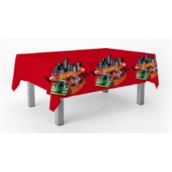 NAPPE PLASTIFIEE HOT WHEELS 120 X 180 CM