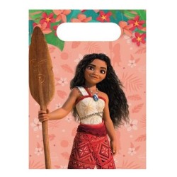 4 SACS A BONBONS VAIANA EN PAPIER