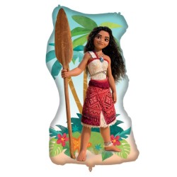 BALLON METALLIQUE PERSONNAGE VAIANA 2 60 X 99 CM
