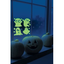 DECORATION STICKERS GEL PHOSPHORESCENT 20 X 20 CM MODEL ASSORTIS