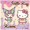 20 SERVIETTES COMPOSTABLE HELLO KITTY KUROMI 33 X 33 CM 20 SERVIETTES COMPOSTABLE HELLO KITTY KUROMI 33 X 33 CM
