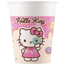 20 GOBELETS COMPOSTABLE HELLO KITTY KUROMI