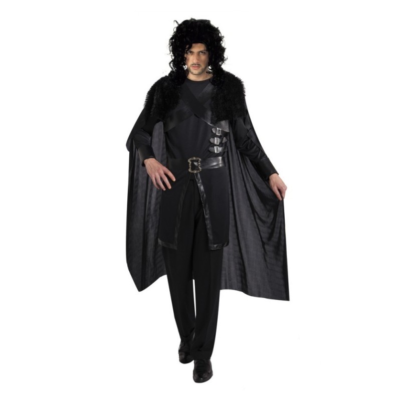 CAPE CHEVALIER NOIR FOURRURE TAILLE UNIQUE  CAPE CHEVALIER NOIR FOURRURE TAILLE UNIQUE