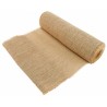 CHEMIN DE TABLE JUTE NATURELLE 28 CM X 5 M  CHEMIN DE TABLE JUTE NATURELLE 28 CM X 5 M