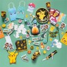 3 DECORATIONS NID D'ABEILLE POKEMON PIKACHU A SUSPENDRE