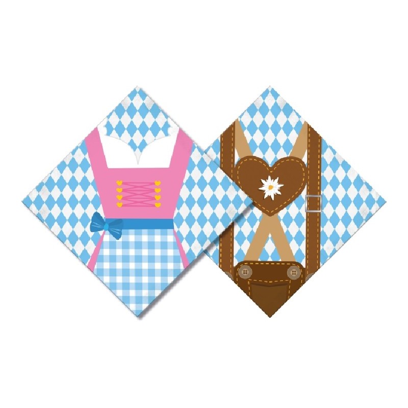 20 SERVIETTES EN PAPIER OKTOBERFEST IMPRIME BLEU ET BLANC 33 X 33 CM 20 SERVIETTES EN PAPIER OKTOBERFEST IMPRIME BLEU ET BLANC 33 X 33 CM