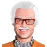 ENSEMBLE PERRUQUE CHEVEUX BLANCS MOUSTACHE ET LUNETTES GRAND PERE ENSEMBLE PERRUQUE CHEVEUX BLANCS MOUSTACHE ET LUNETTES GRAND PERE