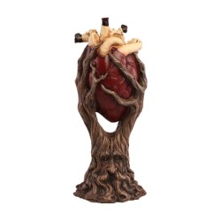 DECORATION COEUR DE LA FORET 13.5X12X32 CM 
