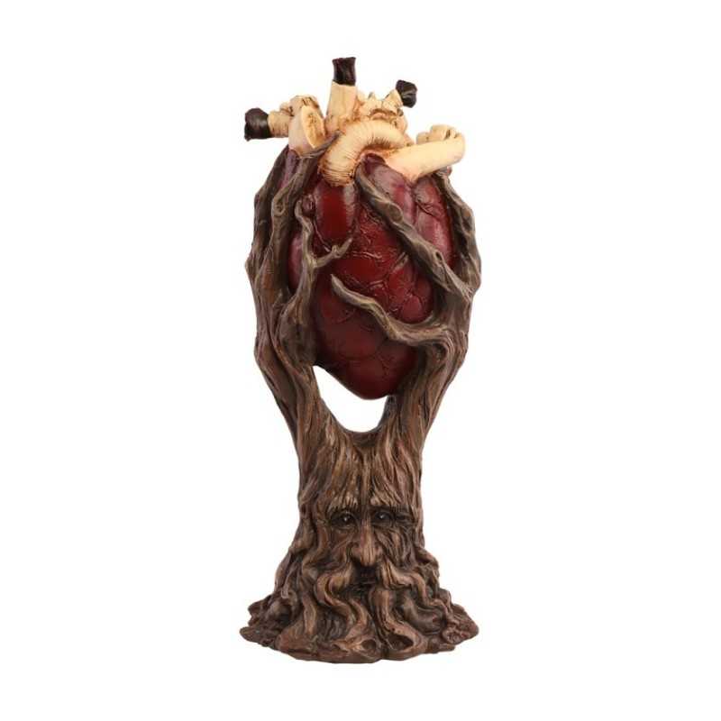 DECORATION COEUR DE LA FORET 13.5X12X32 CM 