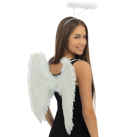 SERRE-TETE AUREOLE HALO D'ANGE BLANC