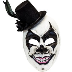 MASQUE COMEDIA DEL ARTE LE CLOWN - TERRIFIER NOIR ET BLANC