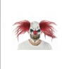 MASQUE CLOWN TERRIFIANT CHEVEUX ROUGE 