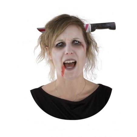 SERRE-TETE COUTEAU SANGLANT DANS LA TETE