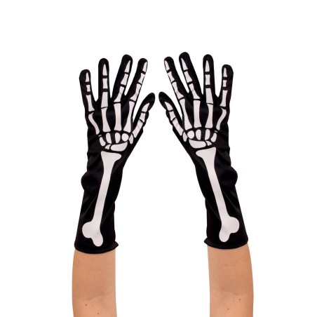 GANTS LONGS SQUELETTE 37 CM 