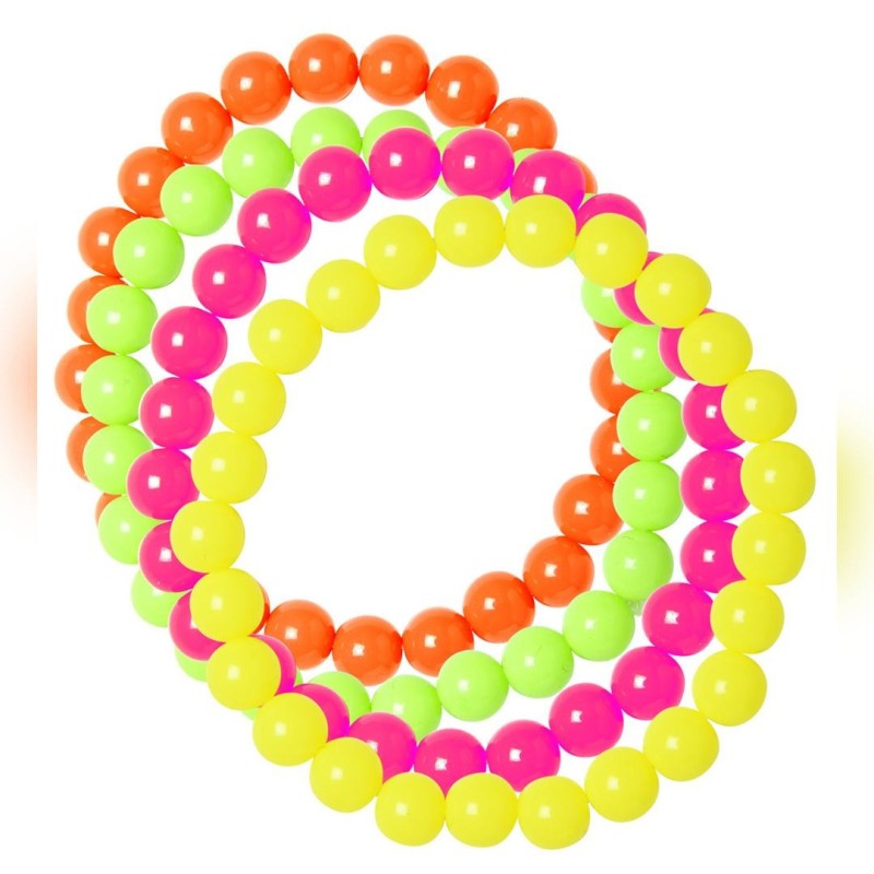 4 BRACELETS FLUO  4 BRACELETS FLUO