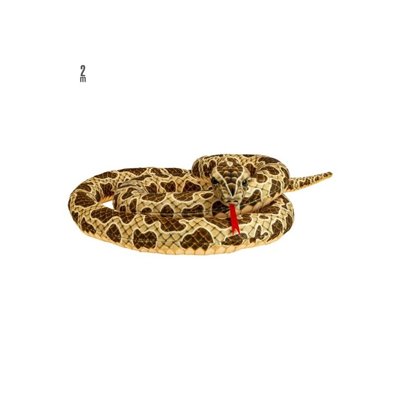 SERPENT PYTHON EN PELUCHE 200 CM SERPENT PYTHON EN PELUCHE 200 CM