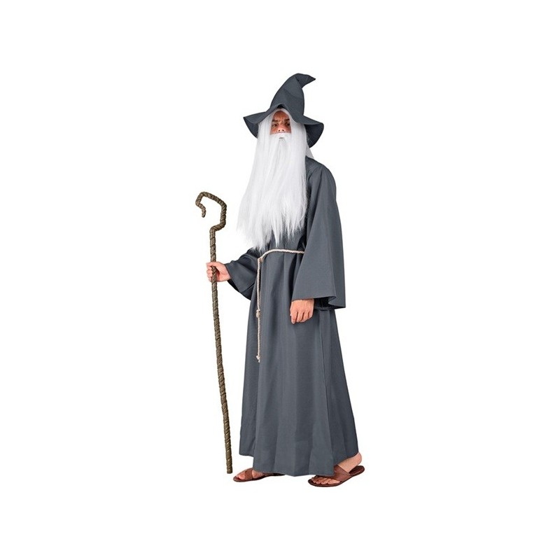 DEGUISEMENT GANDALF LE SEIGNEUR DES ANNEAUX MAGICIEN GRIS TAILLE S-M DEGUISEMENT GANDALF LE SEIGNEUR DES ANNEAUX MAGICIEN GRIS TAILLE S-M