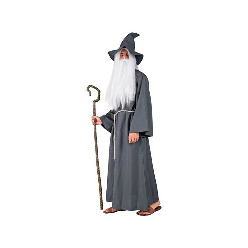 DEGUISEMENT GANDALF LE SEIGNEUR DES ANNEAUX MAGICIEN GRIS TAILLE S-M