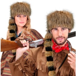 CHAPEAU TRAPPEUR EN FOURRURE DAVY CROCKETT
