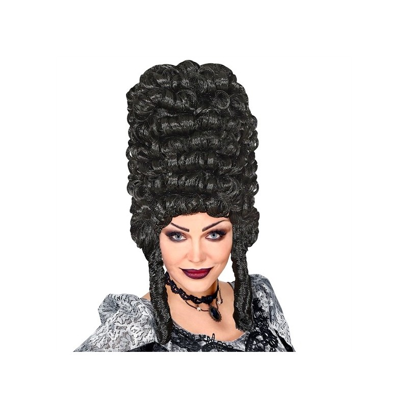 PERRUQUE GOTHIQUE MARQUISE NOIRE EXTRA HAUTE PERRUQUE GOTHIQUE MARQUISE NOIRE EXTRA HAUTE