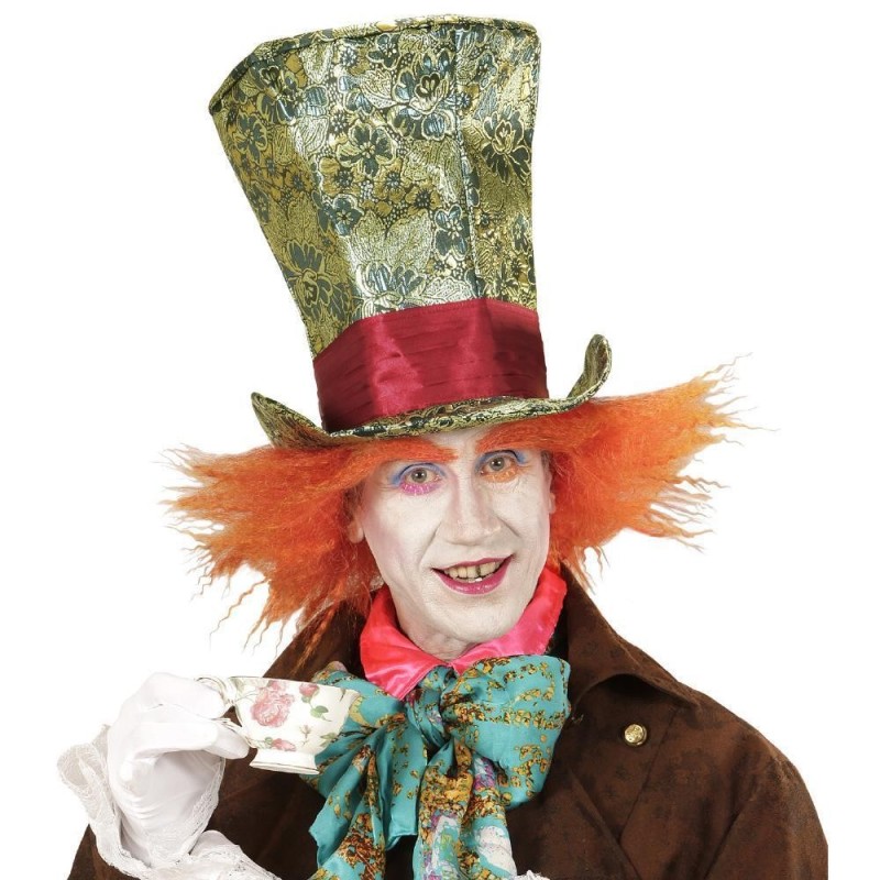 CHAPEAU HAUT DE FORME CHAPELIER AVEC CHEVEUX  CHAPEAU HAUT DE FORME CHAPELIER AVEC CHEVEUX