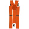 BRETELLES ELASTIQUE FLUO ORANGE  BRETELLES ELASTIQUE FLUO ORANGE