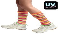 JAMBIERES OU GUETRES MULTICOLORES ANNEES 80