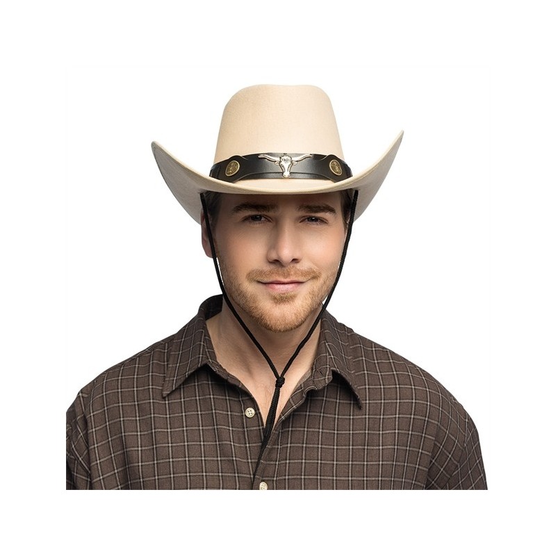CHAPEAU COW BOY WESTERN WYATT BEIGE CHAPEAU COW BOY WESTERN WYATT BEIGE