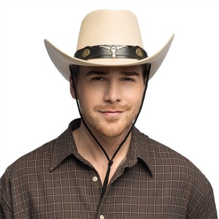 CHAPEAU COW BOY WESTERN WYATT BEIGE