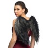 AILES D'ANGE NOIR GLAM 55 X 50 CM  AILES D'ANGE NOIR GLAM 55 X 50 CM