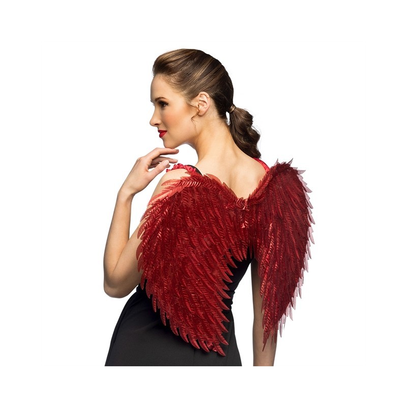 AILES D'ANGE ROUGE GLAM 55 X 50 CM  AILES D'ANGE ROUGE GLAM 55 X 50 CM