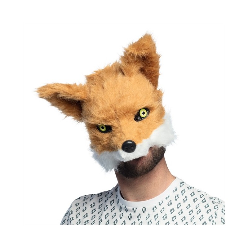 DEMI MASQUE RENARD PELUCHE  DEMI MASQUE RENARD PELUCHE