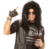 PERRUQUE MIXTE HARD ROCK CHEVEUX NOIRS LONGS ONDULES PERRUQUE MIXTE HARD ROCK CHEVEUX NOIRS LONGS ONDULES