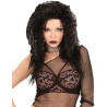 PERRUQUE MIXTE HARD ROCK CHEVEUX NOIRS LONGS ONDULES