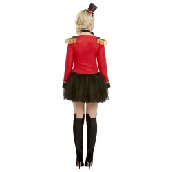 DEGUISEMENT MME LOYAL CIRQUE ROUGE NOIR ET OR TAILLE M