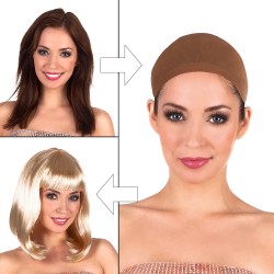 FILET A CHEVEUX POUR PERRUQUE COULEUR NATURELLE