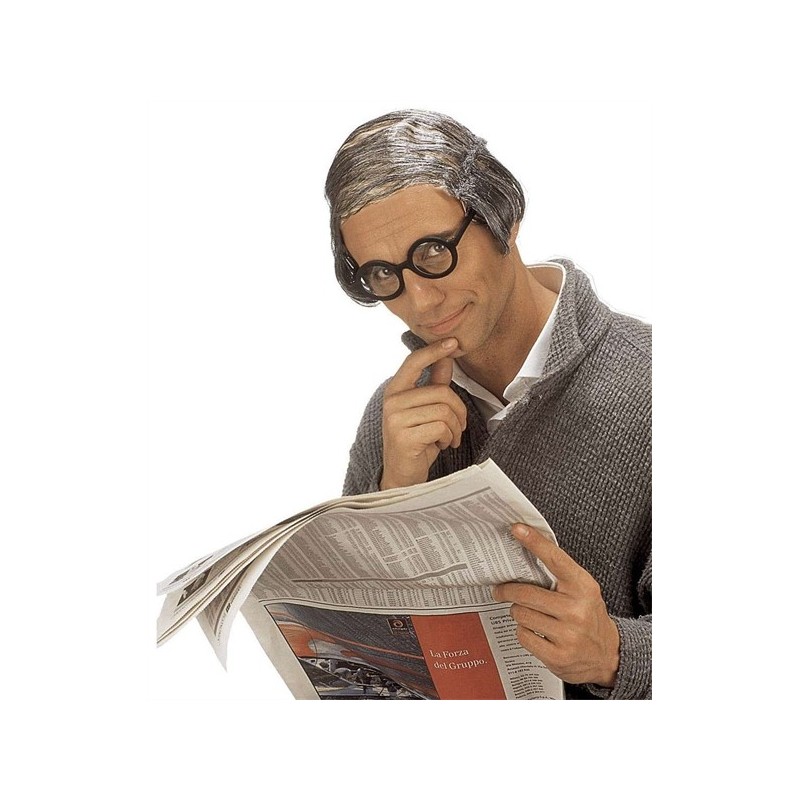 PERRUQUE VIEIL HOMME OU VIEUX CRANE CHAUVE CHEVEUX GRIS PERRUQUE VIEIL HOMME OU VIEUX CRANE CHAUVE CHEVEUX GRIS
