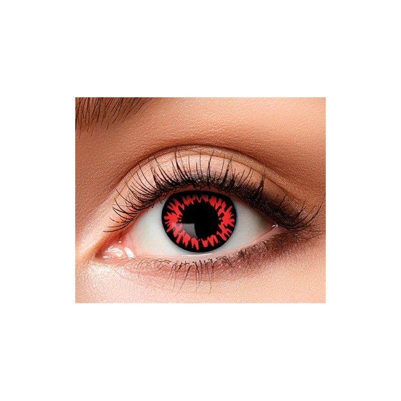 LENTILLES CLOWN KILLER ROUGE 1 SEMAINE LENTILLES CLOWN KILLER ROUGE 1 SEMAINE