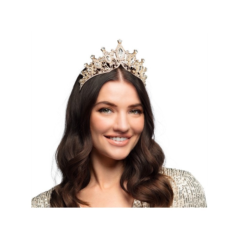 DIADEME TIARE ROYAL LADY OR ROSE 