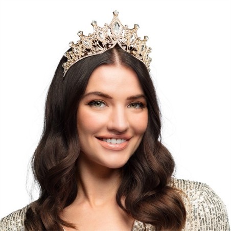 DIADEME TIARE ROYAL LADY OR ROSE 