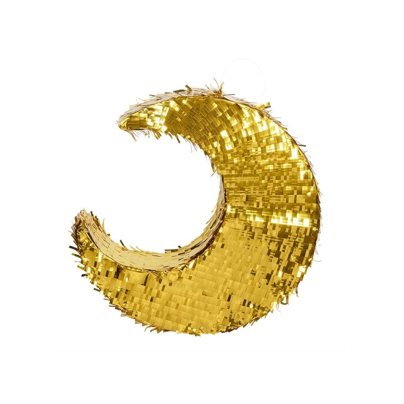 PINATA LUNE OR EN 3D A TAPER 44 X 44 CM PINATA LUNE OR EN 3D A TAPER 44 X 44 CM