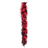 BOA PLUMES ROUGE ET NOIR 80 CM 50 G BOA PLUMES ROUGE ET NOIR 80 CM 50 G