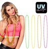 4 COLLIERS  CANDY FLUO  MULTICOLORE ROSE VERT ORANGE ET JAUNE 4 COLLIERS  CANDY FLUO  MULTICOLORE ROSE VERT ORANGE ET JAUNE