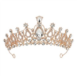 DIADEME TIARE SERRE TETE ROYAL SOPHIA OR